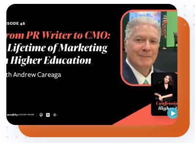 (Off topic) I’m featured in ‘Confessions of a Higher Ed CMO’ podcast